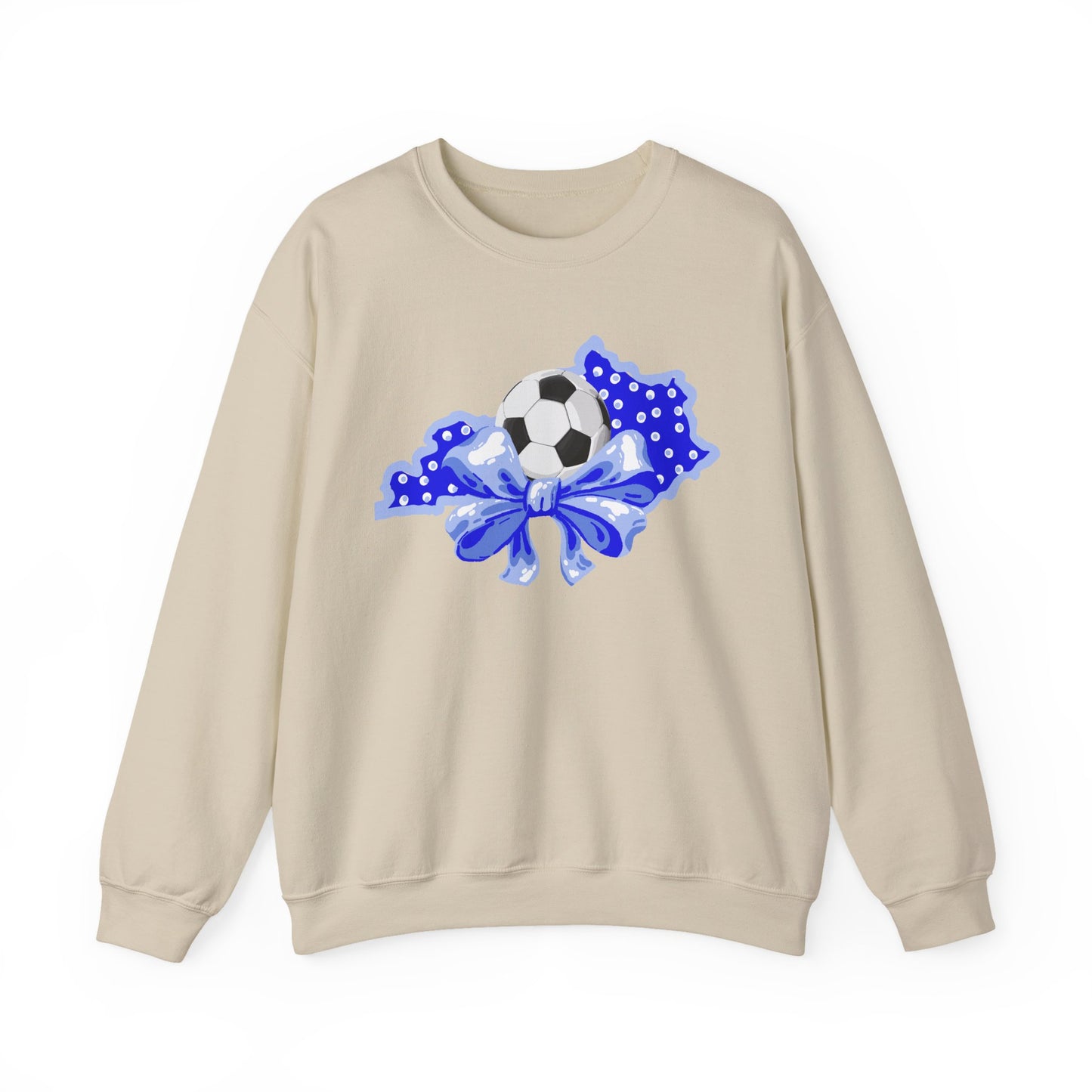 Soccer and Bows Kentucky Crewneck