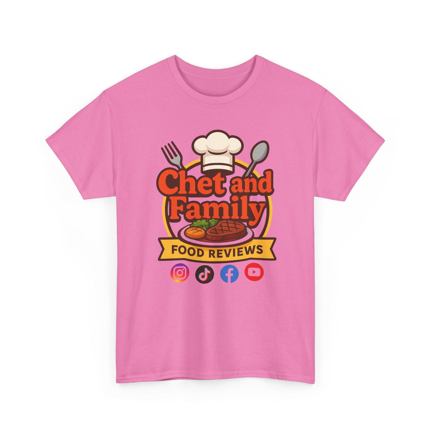 Chet and Family Food Review Tee