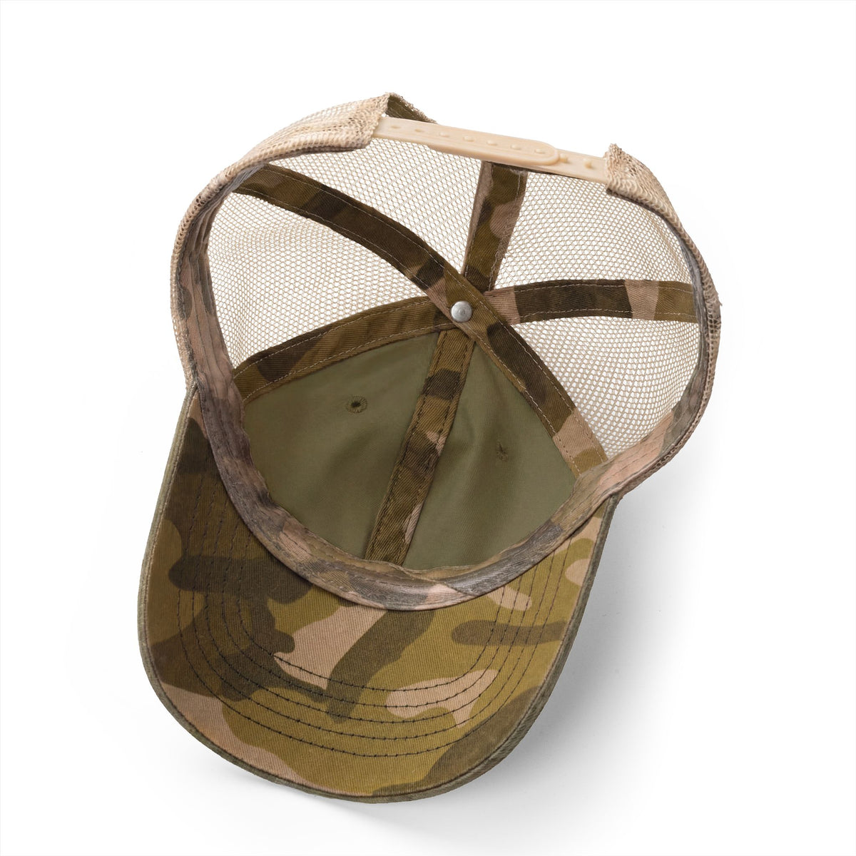The Greatbatch Hat | Beige Font Patterned Bill