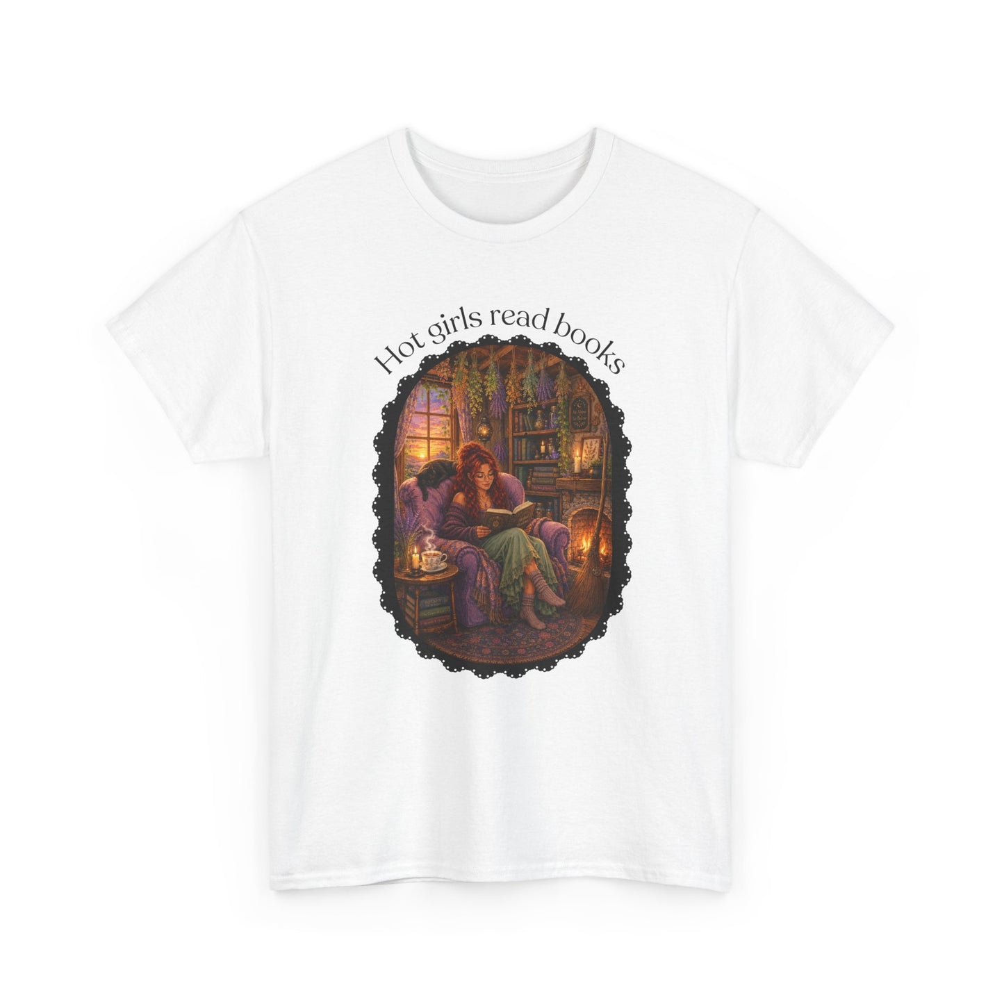 Hot Girls Read Books Tshirt | Andi B. Designs