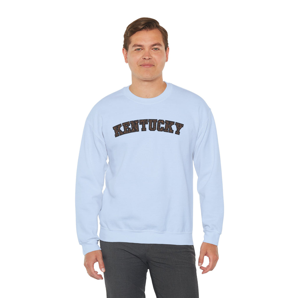 Kentucky Dark Leopard Crewneck Sweatshirt