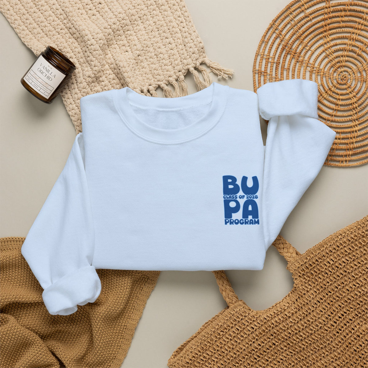 Brescia PA Program Blue Ombre Graphic Crewneck Sweatshirt