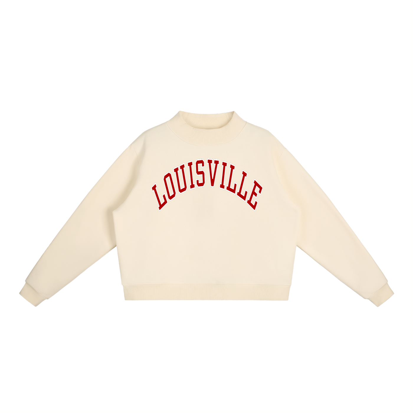 Louisville,Parke Dupe,UofL,Cardinals,Parke-Like,Mock,Mock Neck,Trendy