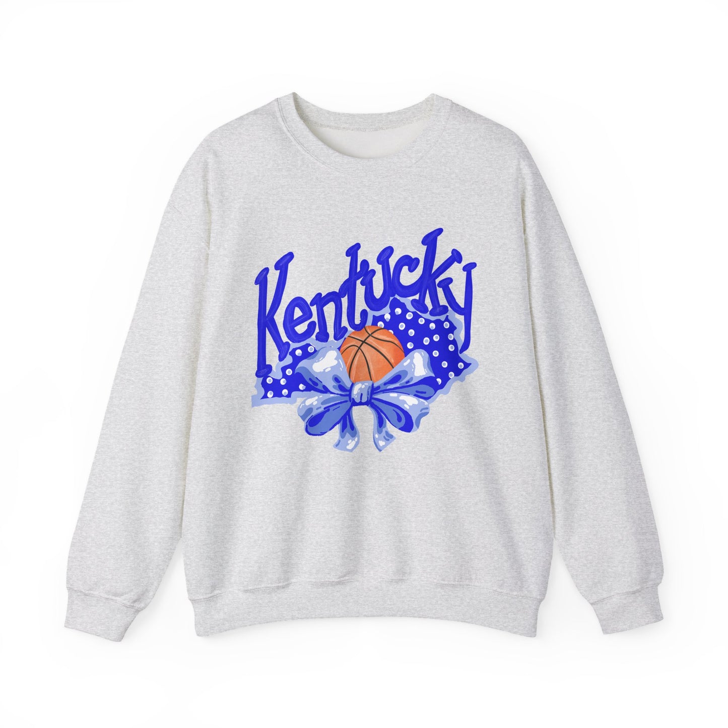 Basketball and Bows Kentucky Crewneck