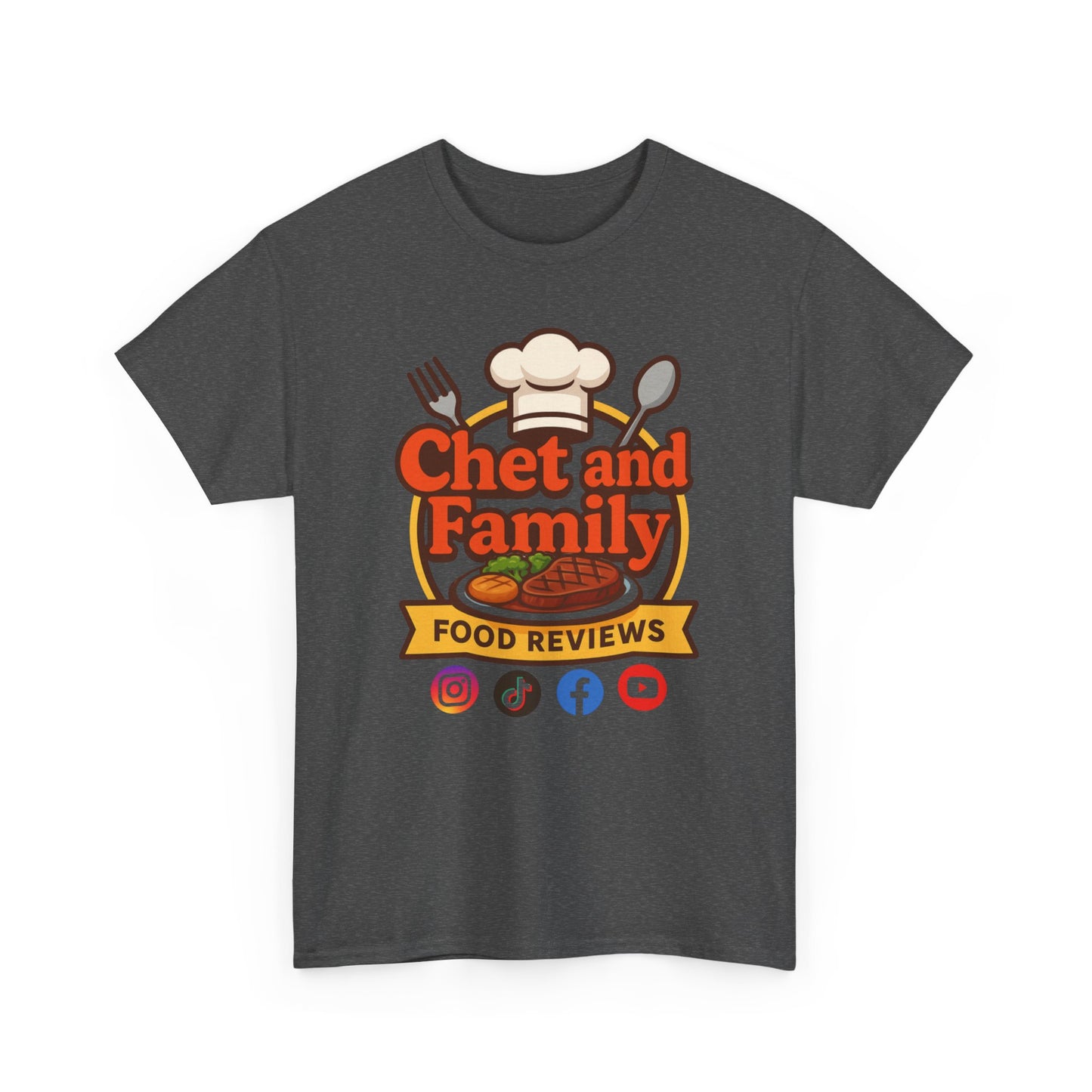 Chet and Family Food Review Tee