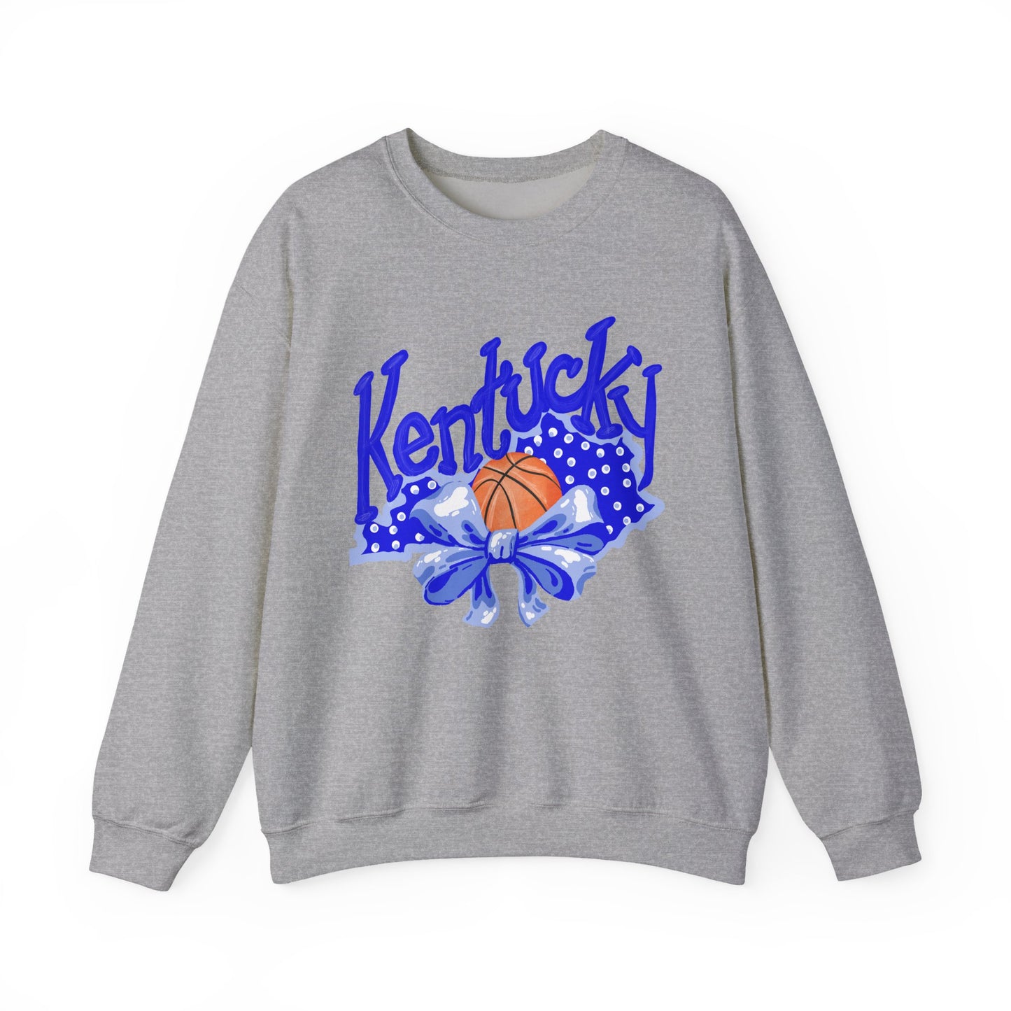 Basketball and Bows Kentucky Crewneck