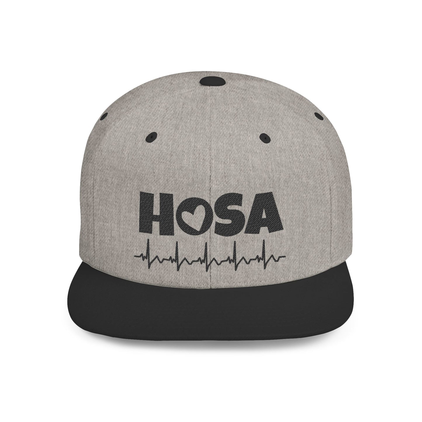 HOSA Heartbeat Flatbill Snapback - Black Edition