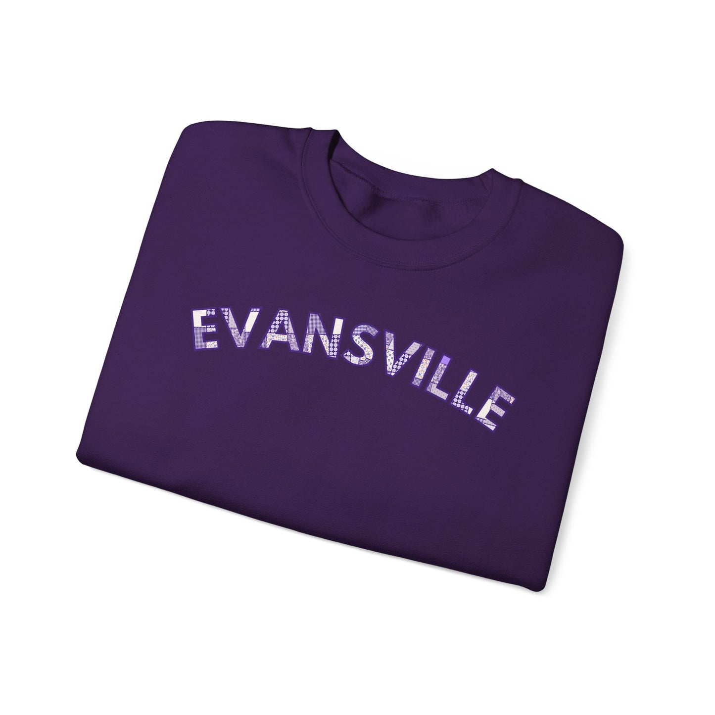 Evansville Patchwork Crewneck