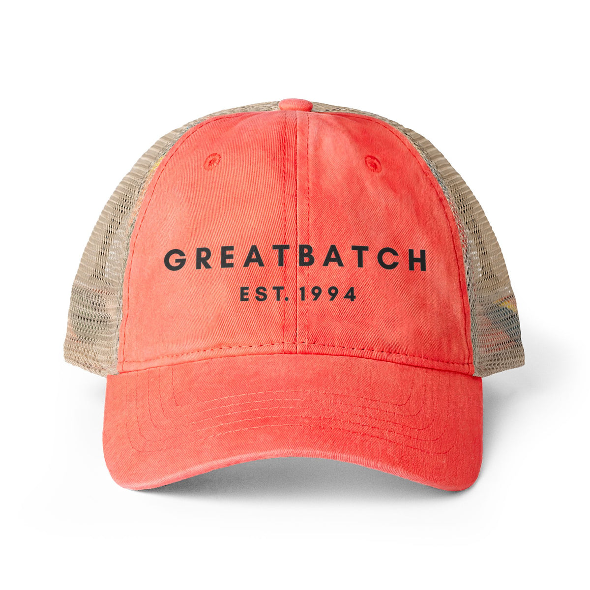 The Greatbatch Hat | Black Font Patterned Bill