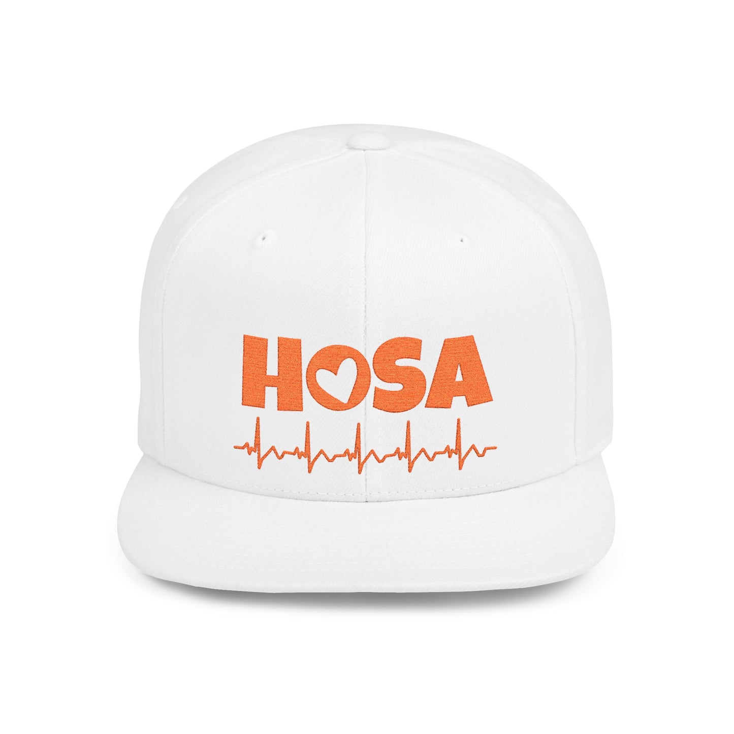HOSA Heartbeat Flatbill Snapback - Orange Edition