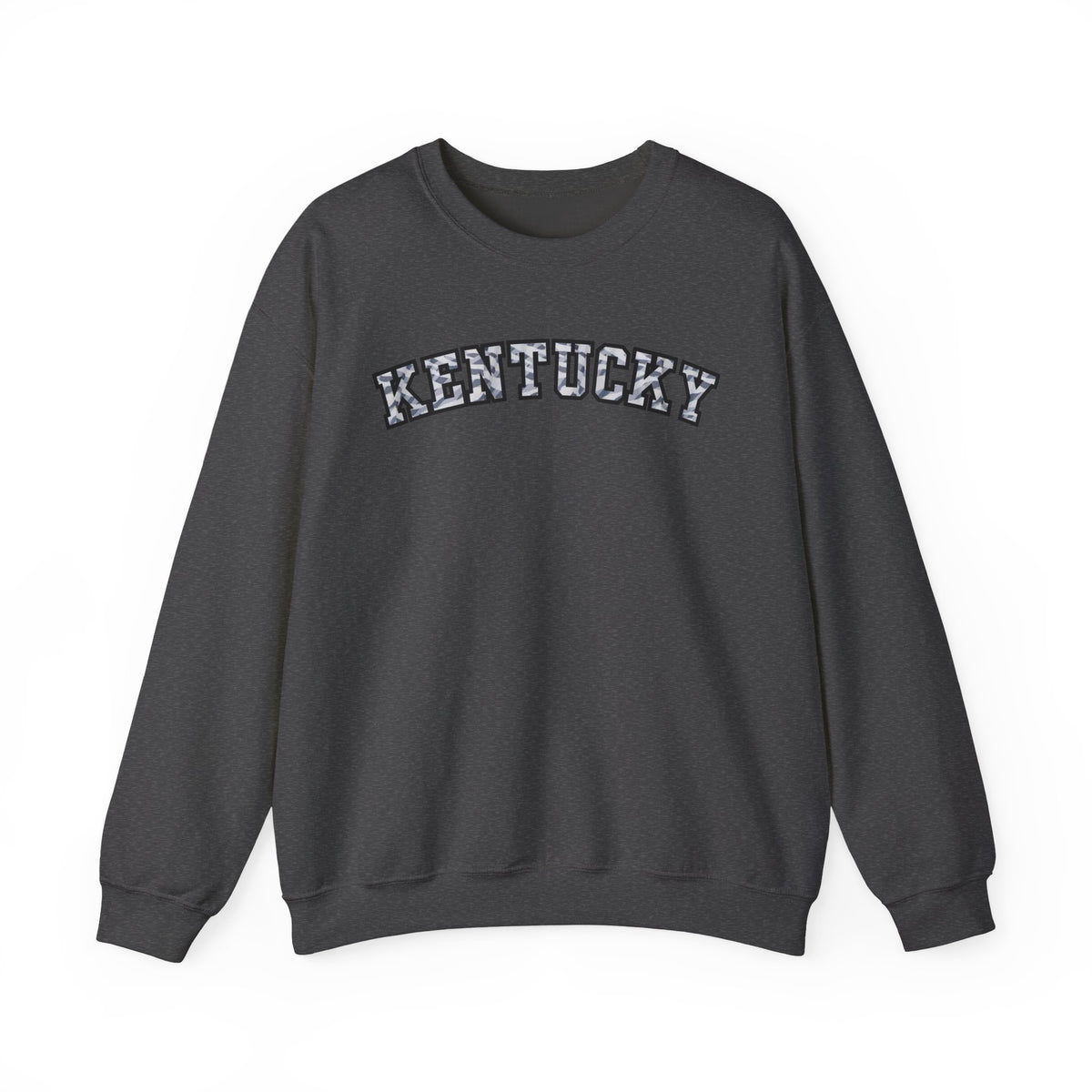 Kentucky Grey Modern Camo Crewneck Sweatshirt