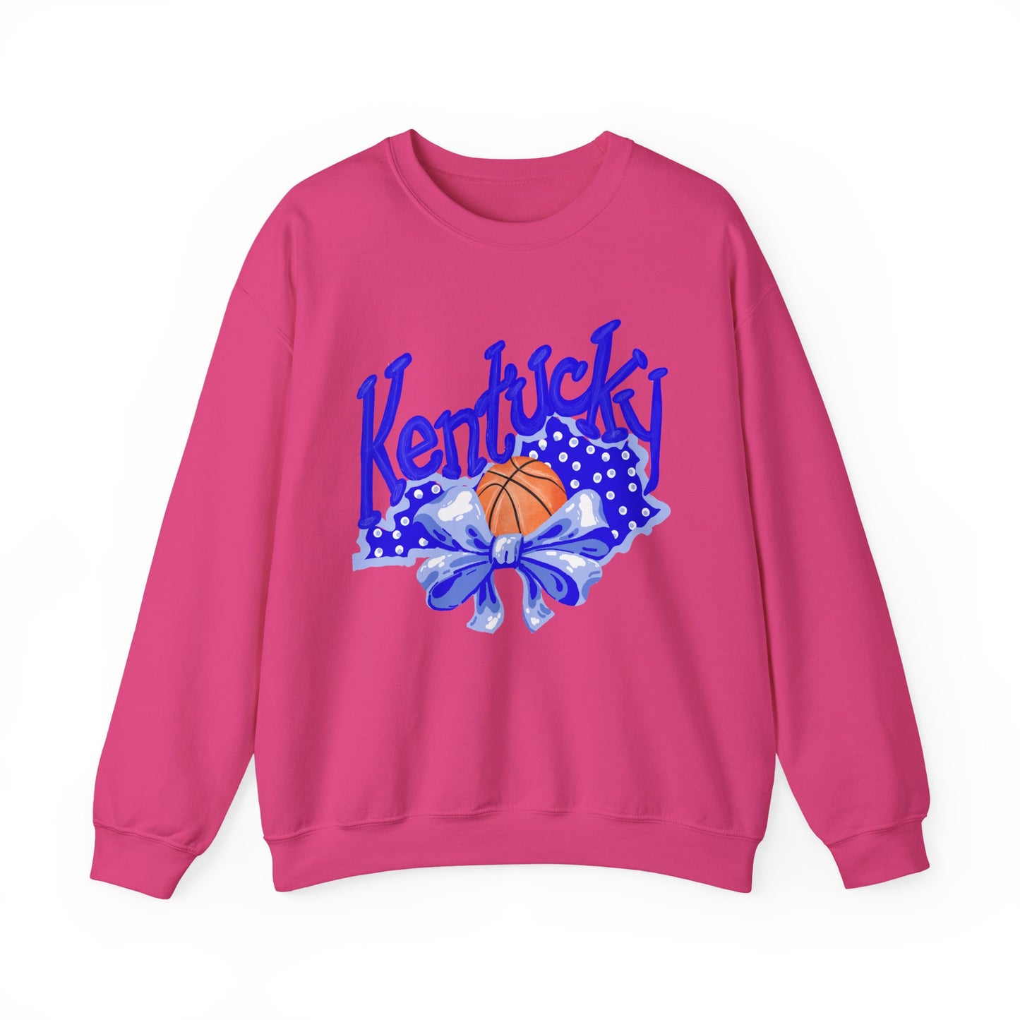 Basketball and Bows Kentucky Crewneck