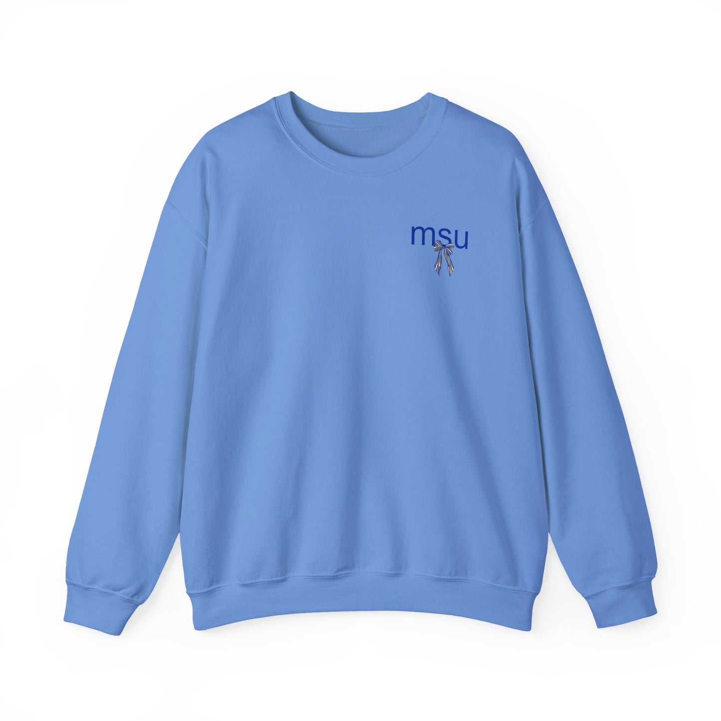 Morehead State Striped Bow Crewneck