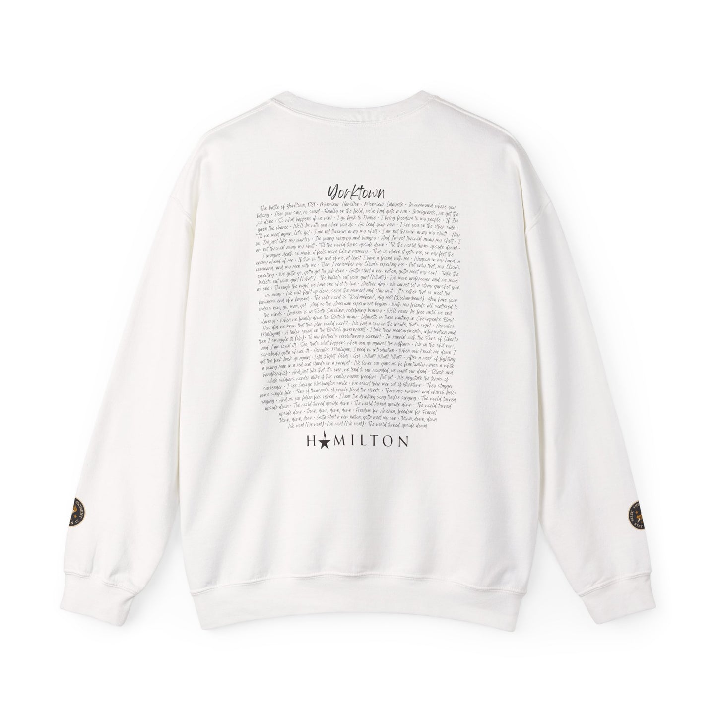 "Yorktown" Musical Crewneck — "I Am Not Throwin' Away My Shot"
