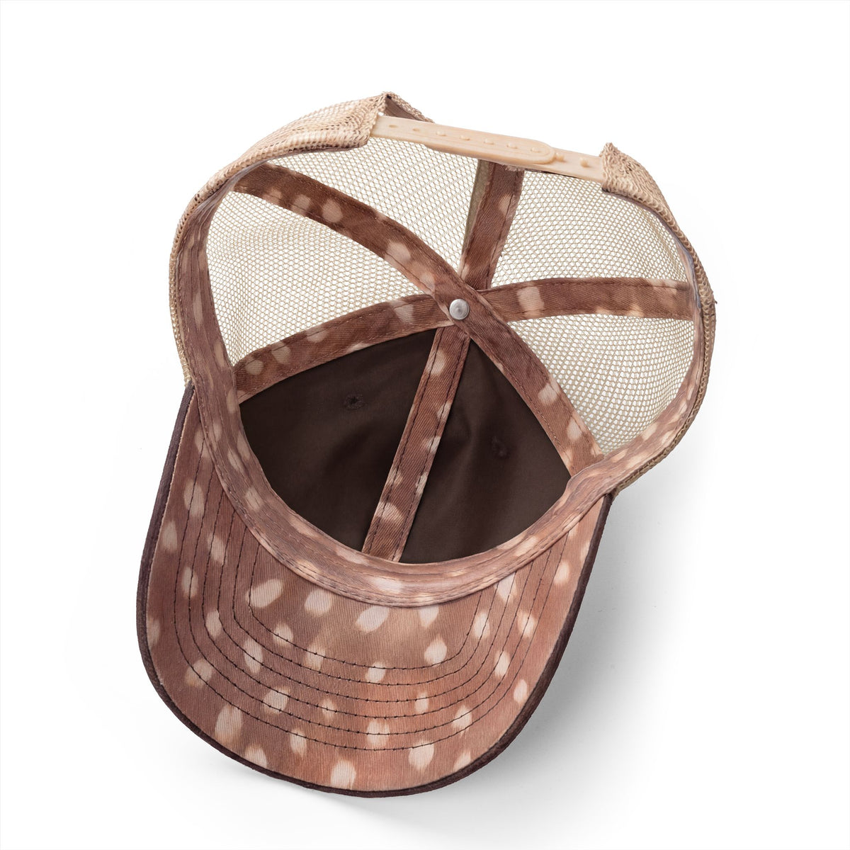 The Greatbatch Hat | Beige Font Patterned Bill