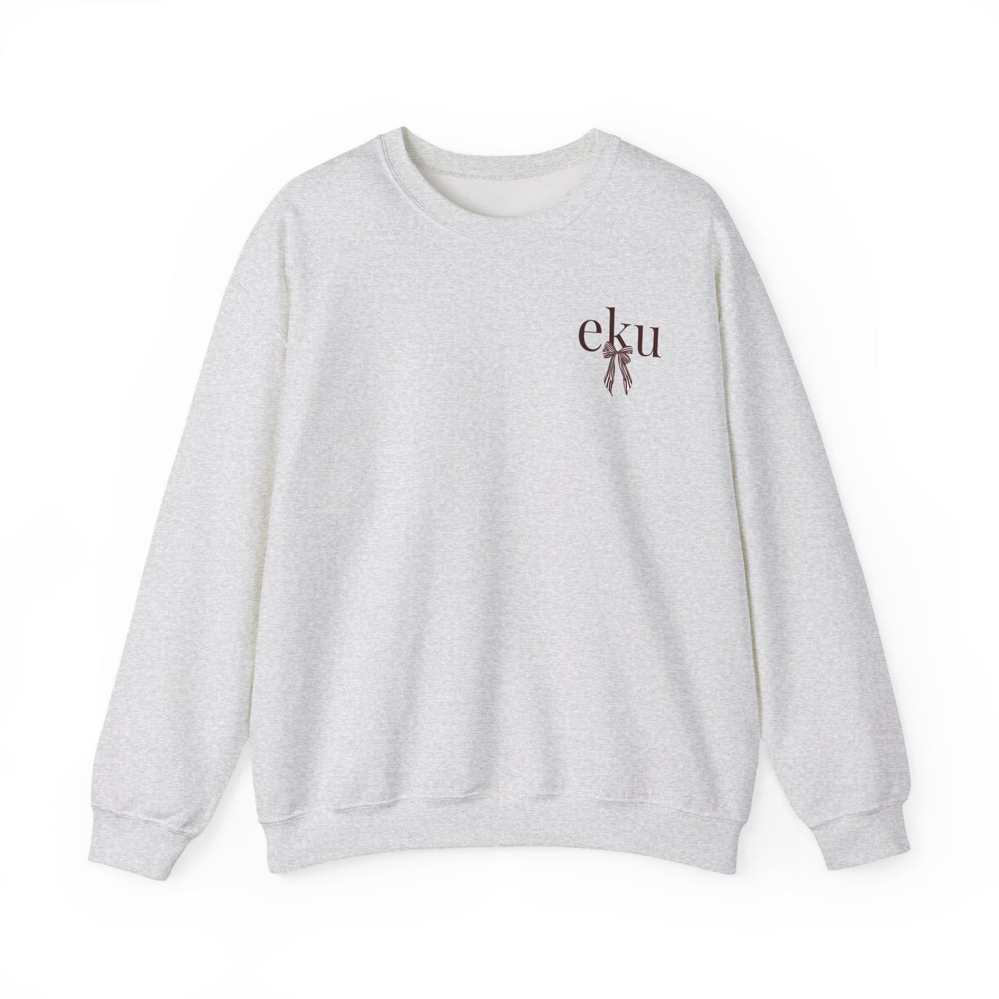 Eastern Kentucky University Striped Bow Crewneck