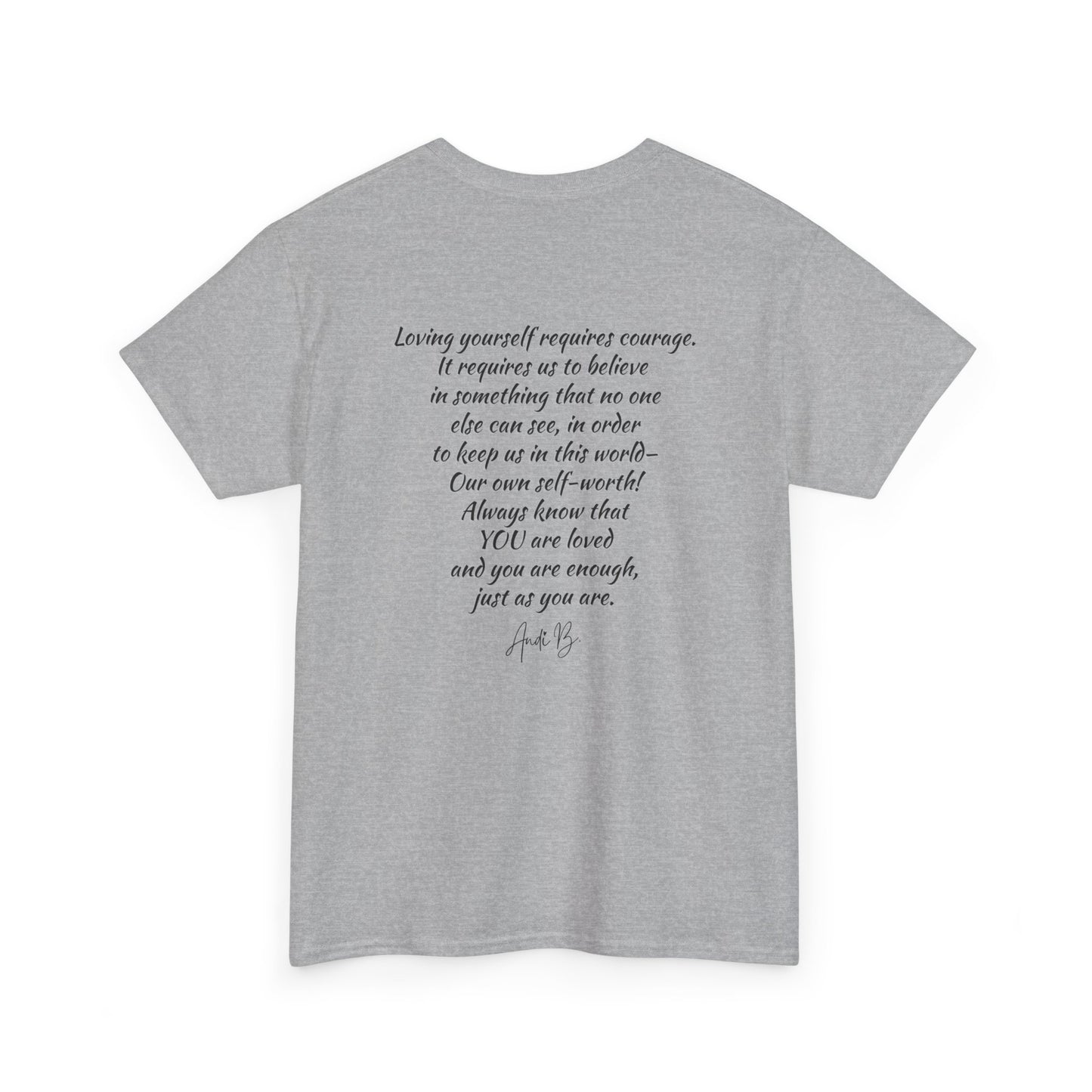 Goddess Tee #2 — "I'm Not Fat, I'm Goddess Sized" Women's Empowerment T-Shirt | Andi B. Designs