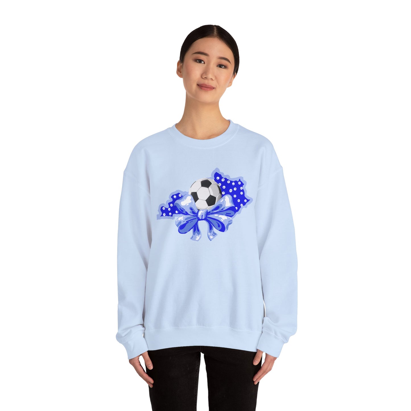 Soccer and Bows Kentucky Crewneck