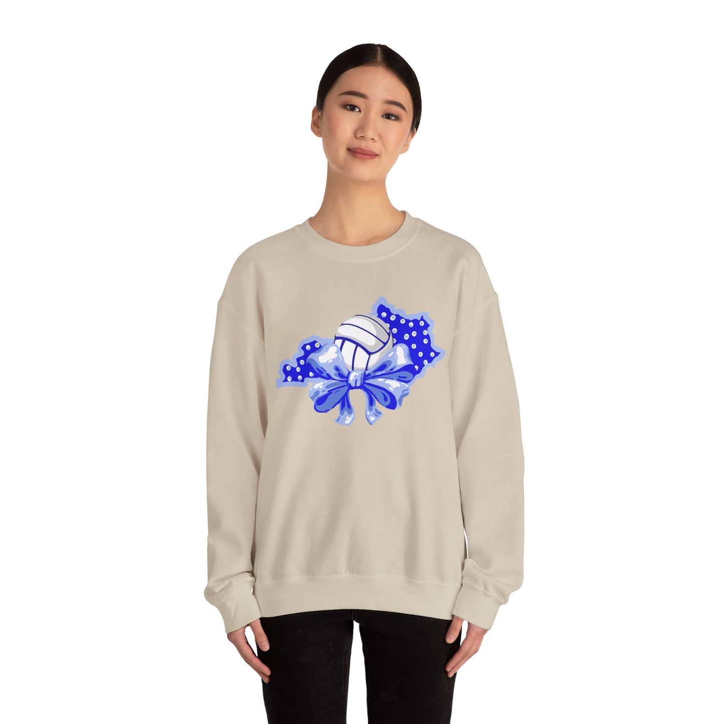 Volleyball and Bows Kentucky Crewneck