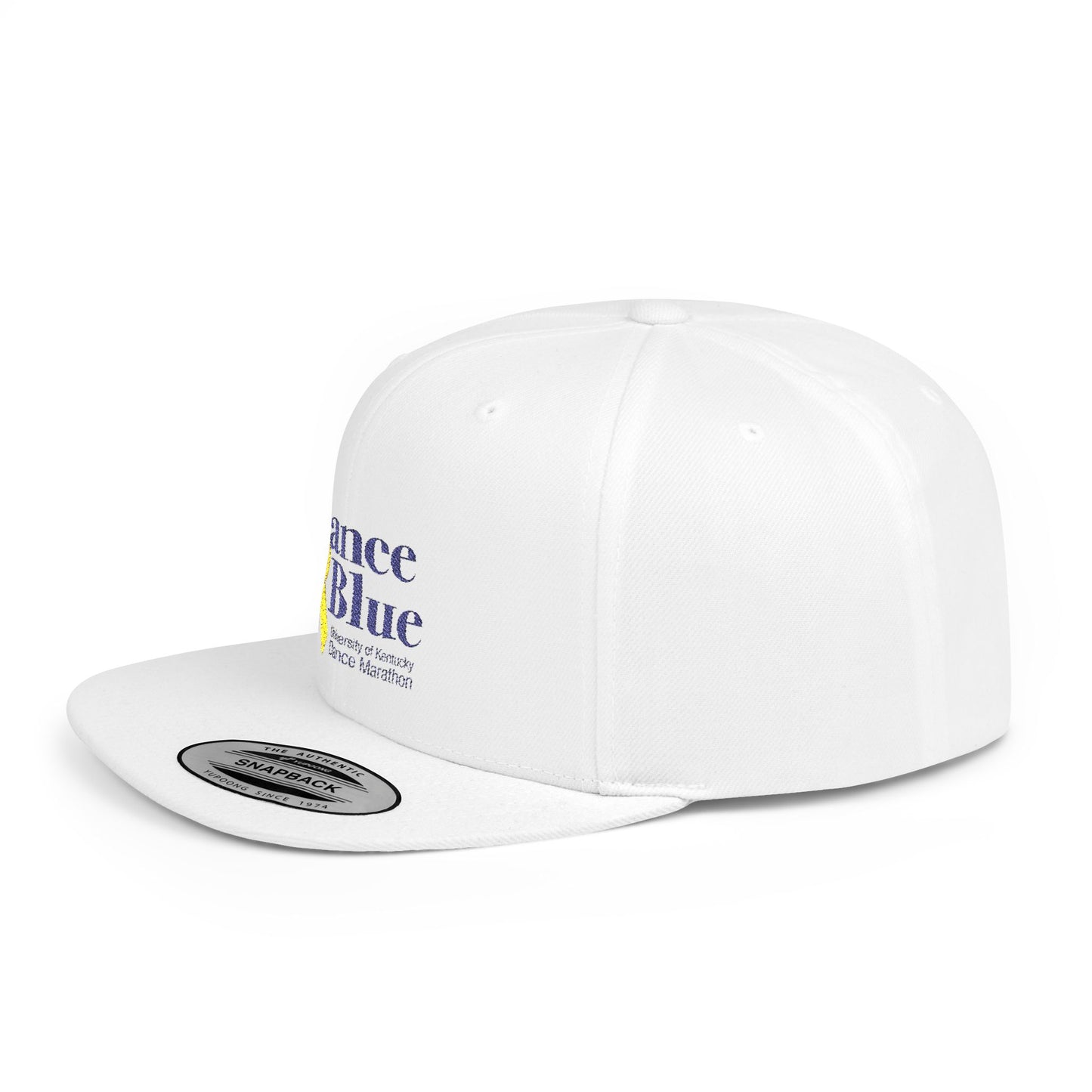 UK DanceBlue White Flat Bill