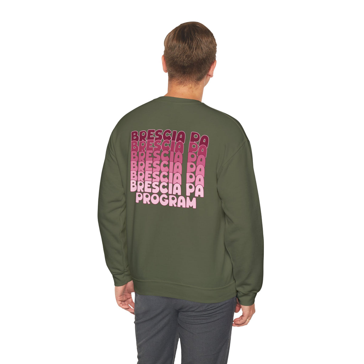 Brescia PA Program Warm Ombre Crewneck Sweatshirt