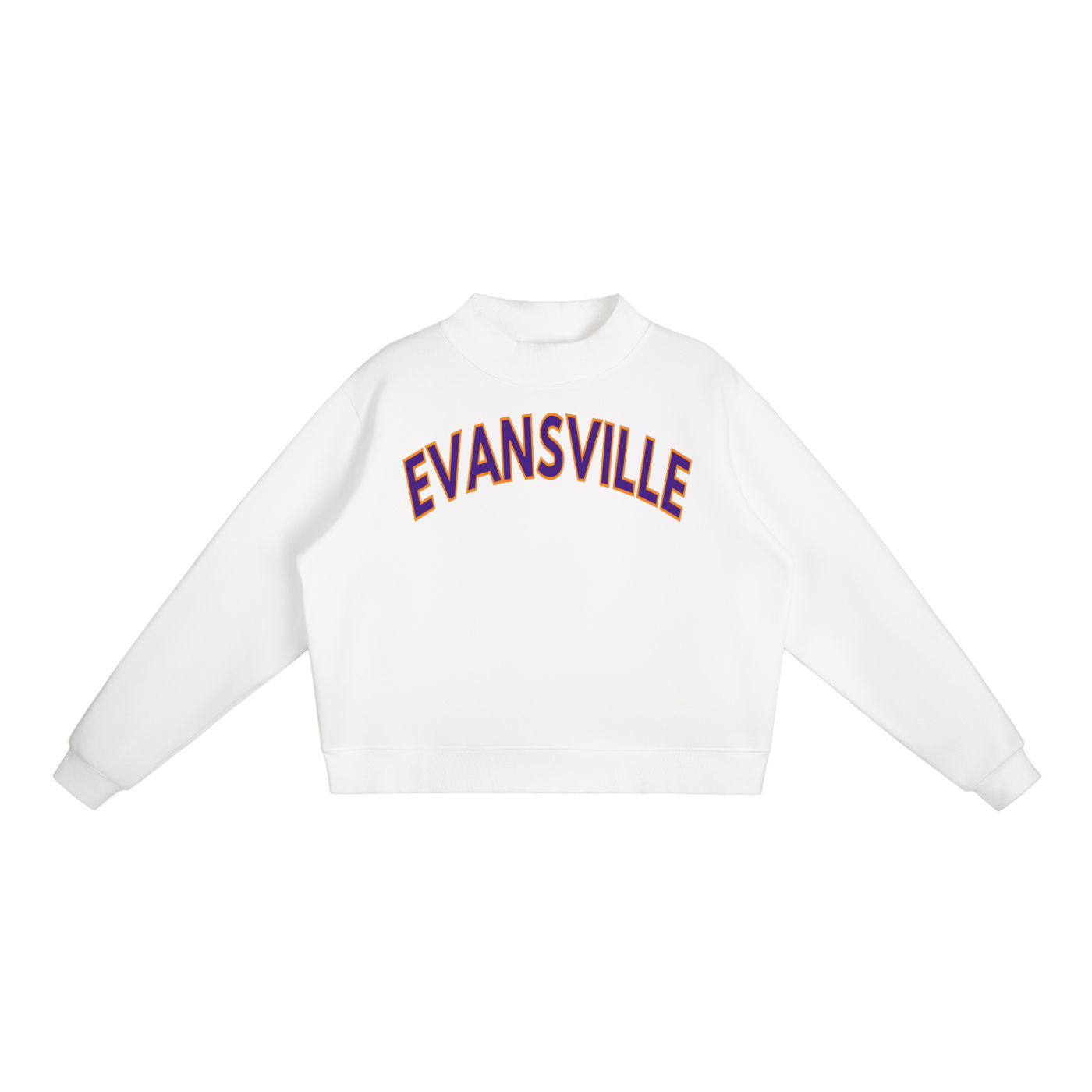 Evansville,University of Evansville,Aces,Purple Aces,Parke Dupe,Parke Like,Trendy,Mock,Mock Neck