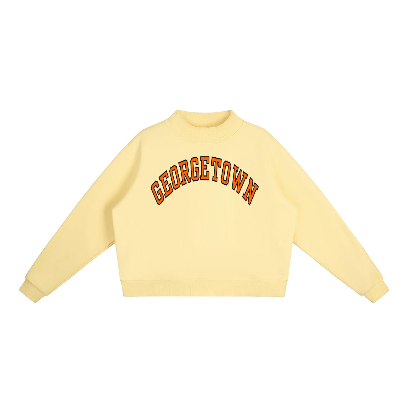 Georgetown College,Tigers,Georgetown ,Parke Dupe,Parke-Like,Mock,Mock Neck,Trendy