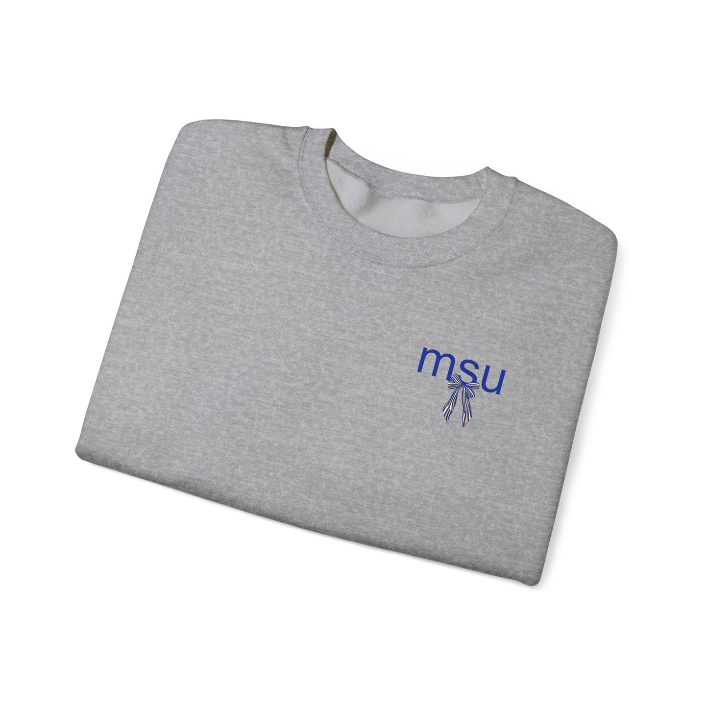 Morehead State Striped Bow Crewneck