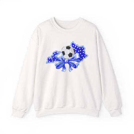Soccer and Bows Kentucky Crewneck