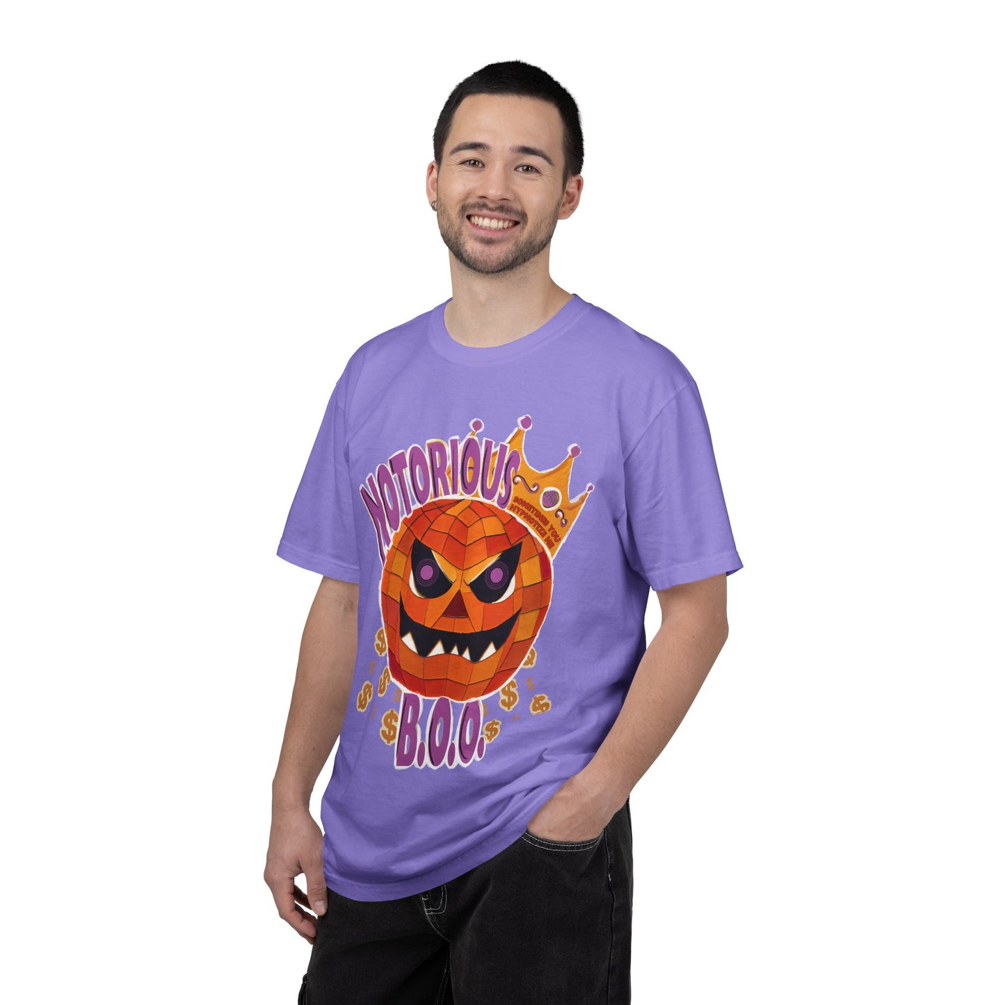 Notorious B.O.O. T-shirt | Halloween Jack-o'-Lantern Design