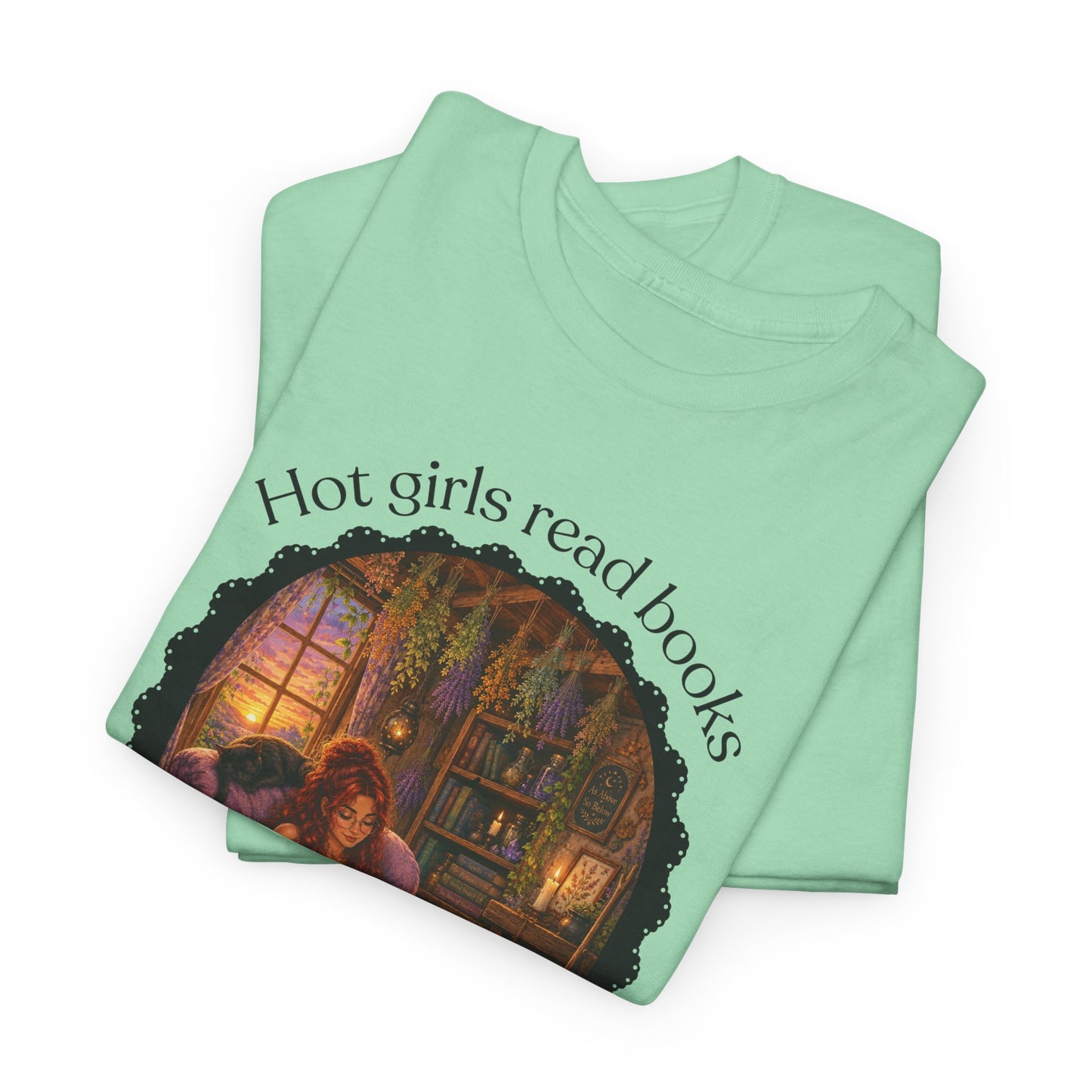 Hot Girls Read Books Tshirt | Andi B. Designs