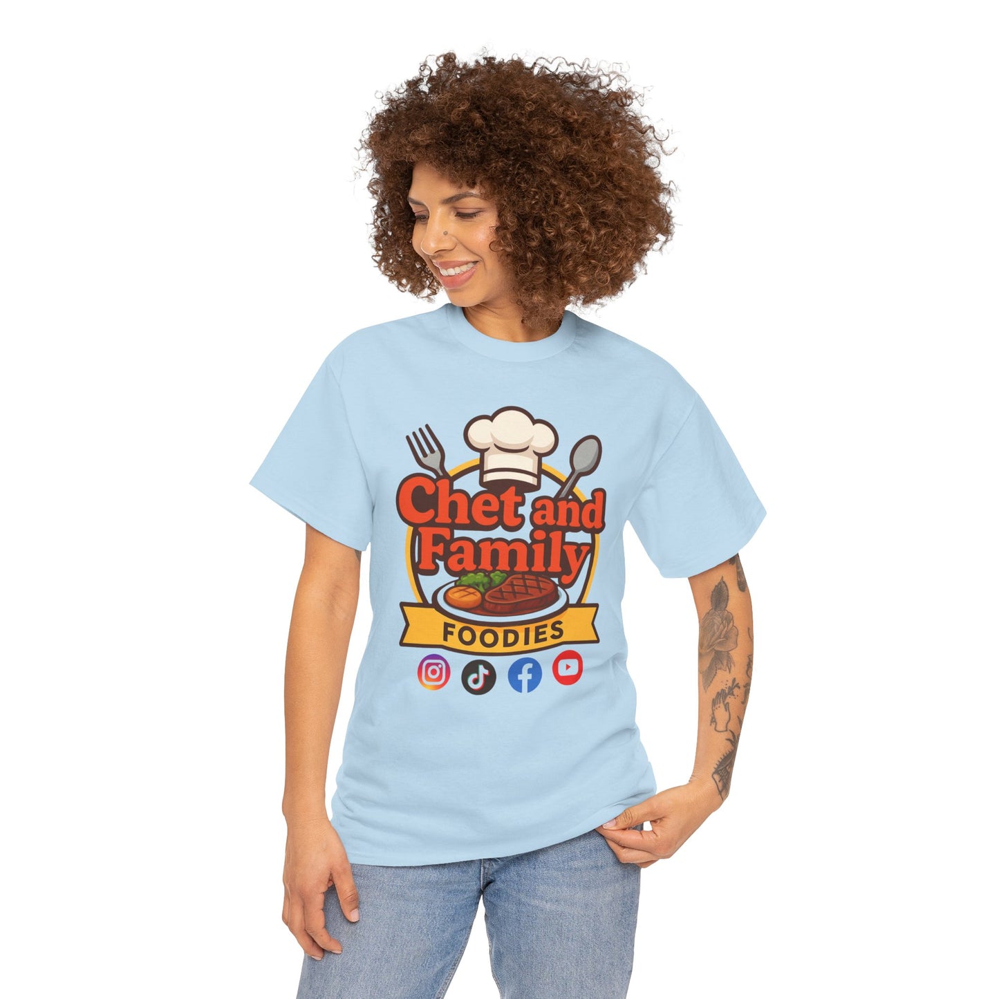 Chet and Family Foodies Tee