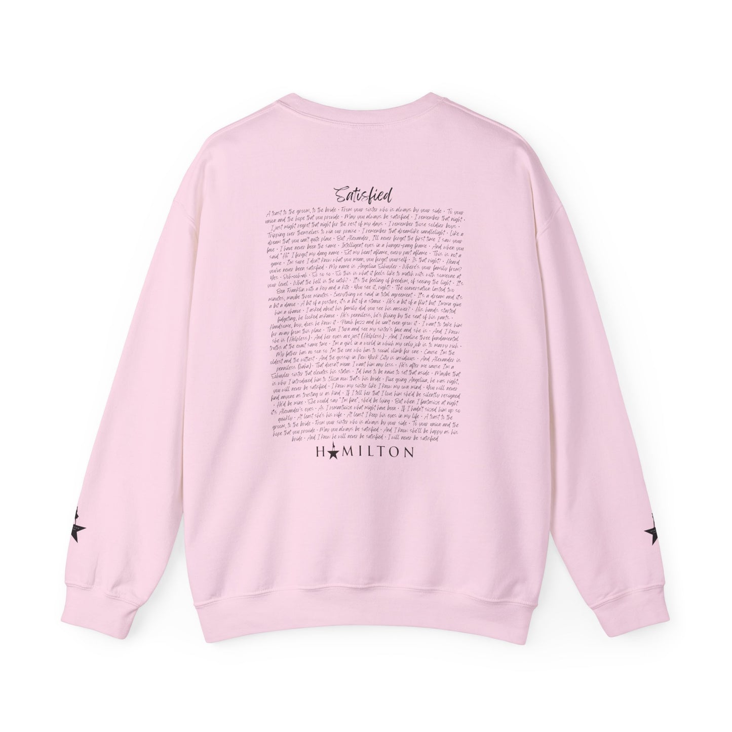 "Satisfied" - Musical Crewneck Sweatshirt