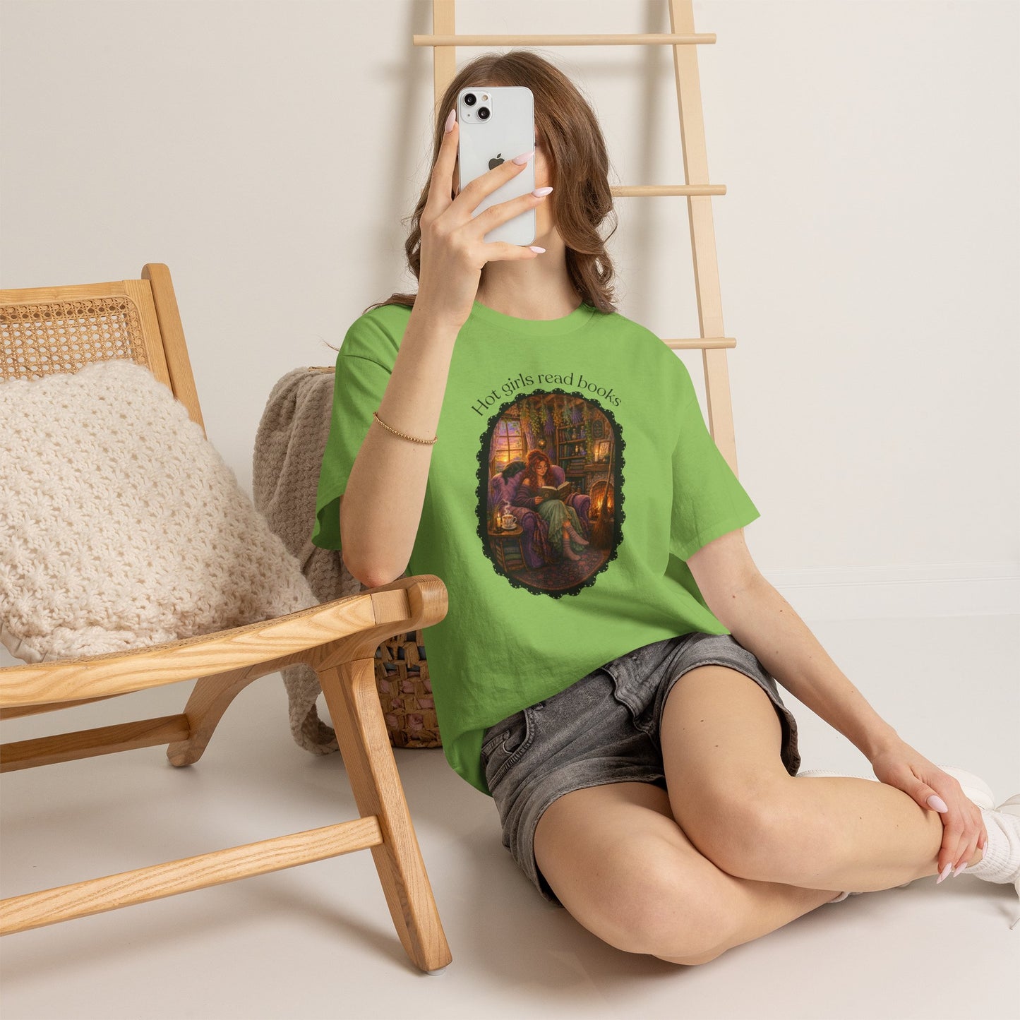 Hot Girls Read Books Tshirt | Andi B. Designs