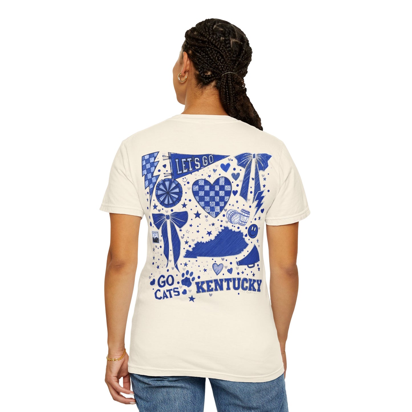 Kentucky Game Day Collage Tshirt | Cute Preppy Coquette