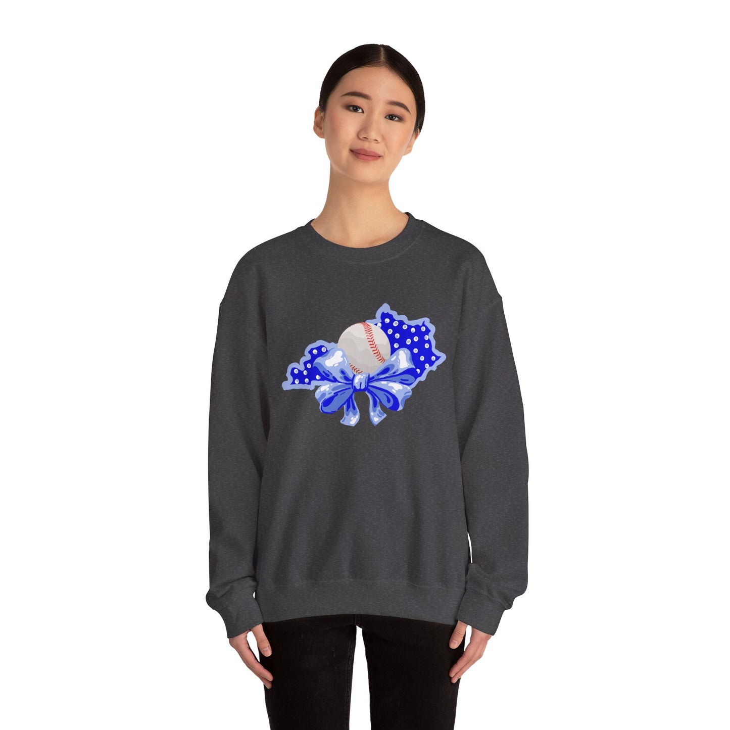 Baseball and Bows Kentucky Crewneck