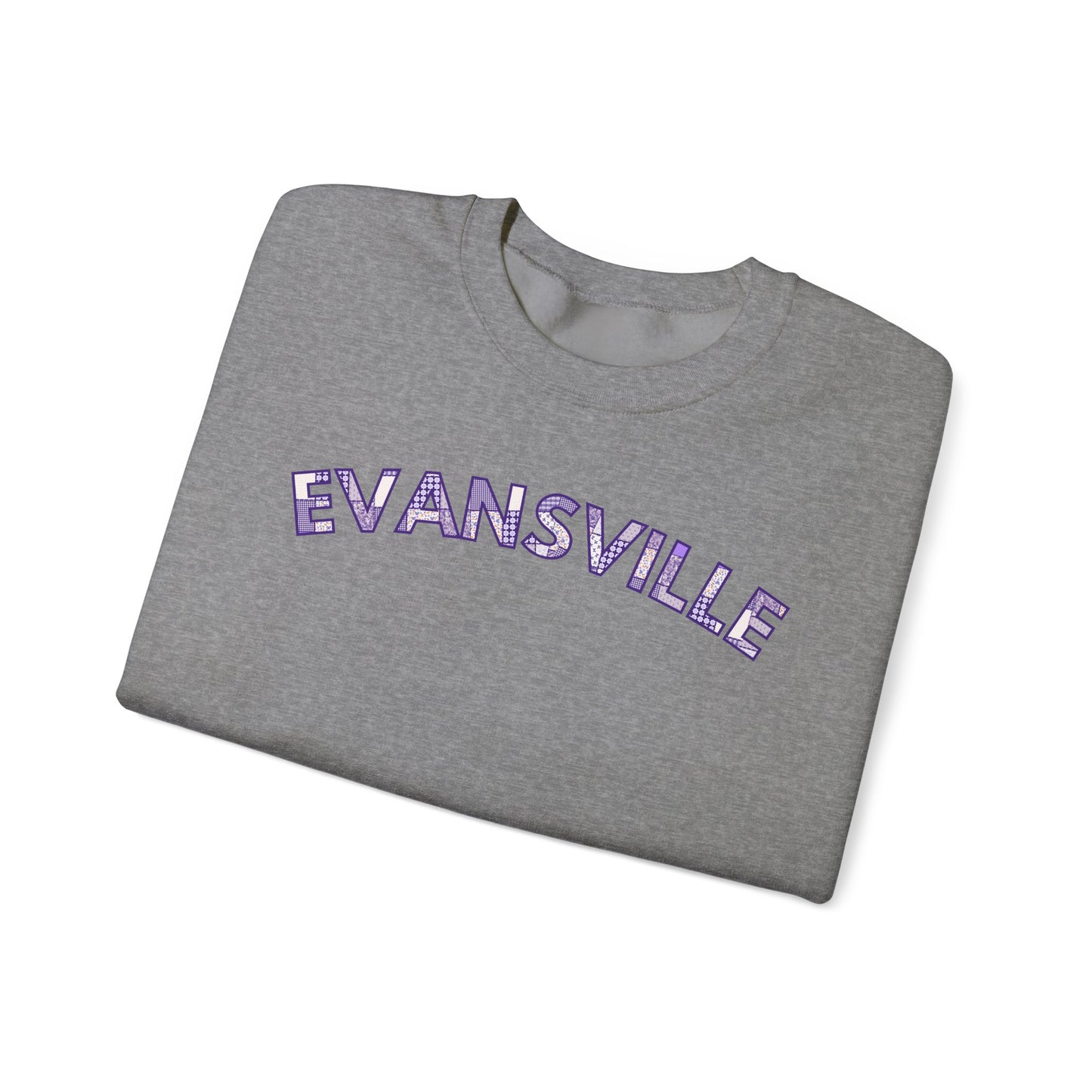Evansville Patchwork Crewneck