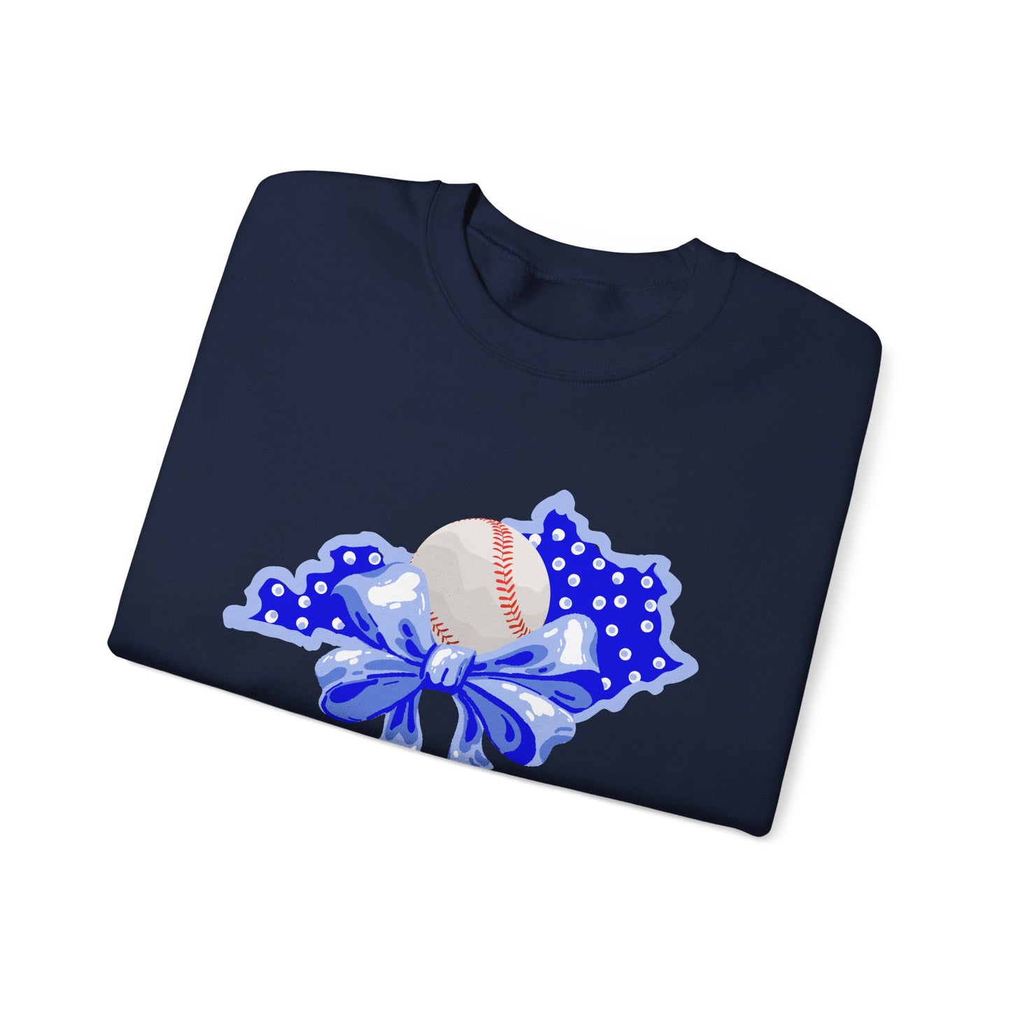 Baseball and Bows Kentucky Crewneck