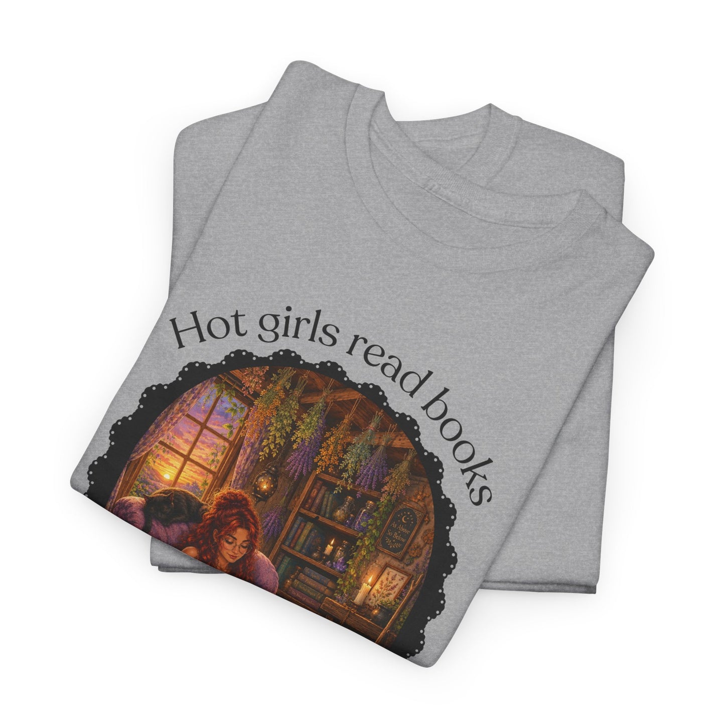 Hot Girls Read Books Tshirt | Andi B. Designs