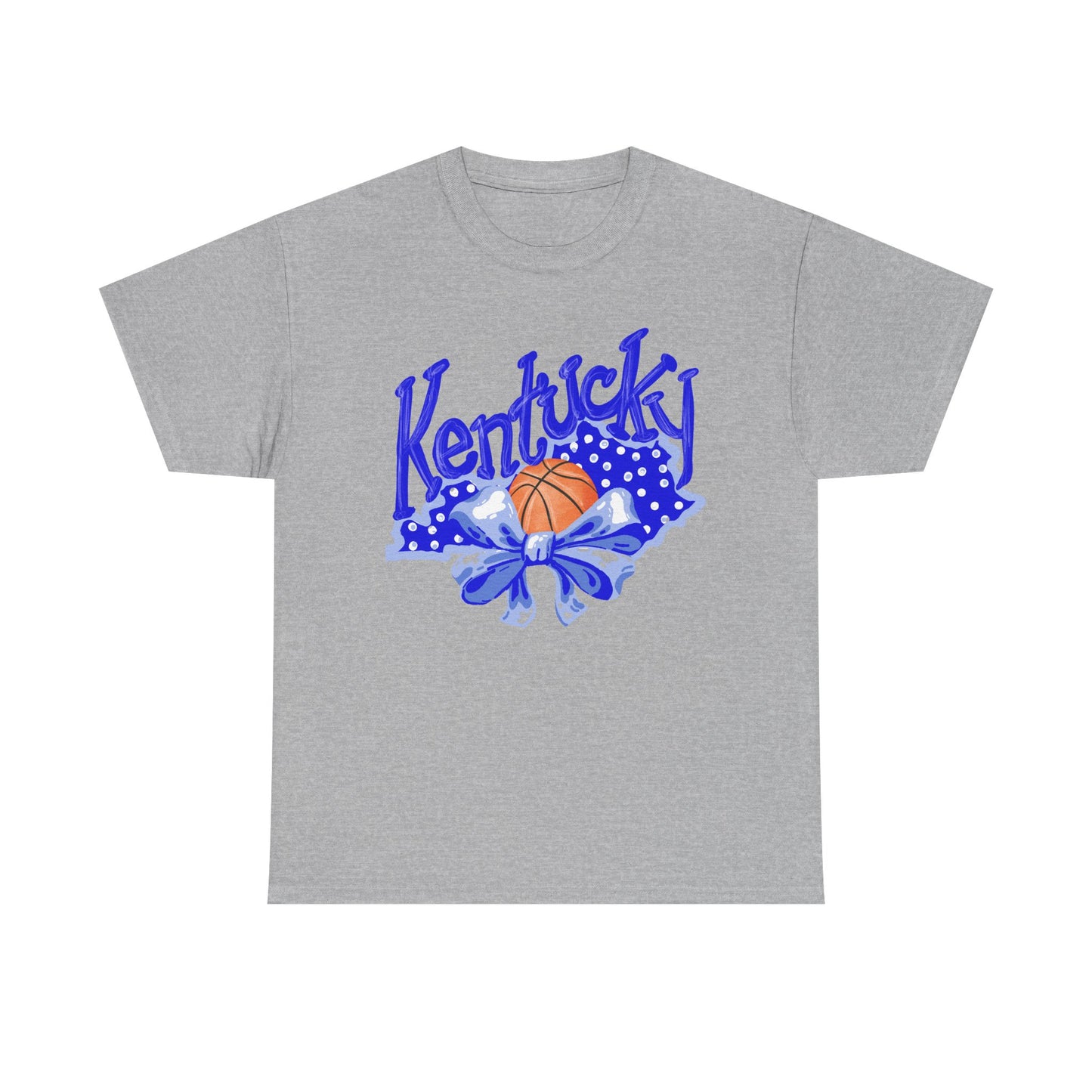 Basketball and Bows Kentucky Tee