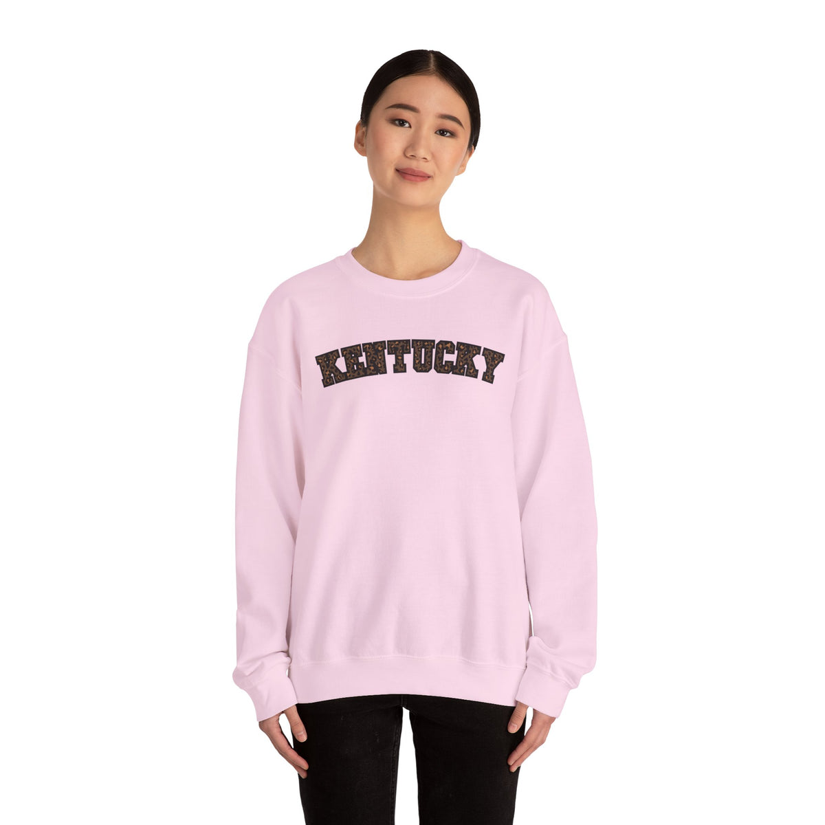 Kentucky Dark Leopard Crewneck Sweatshirt