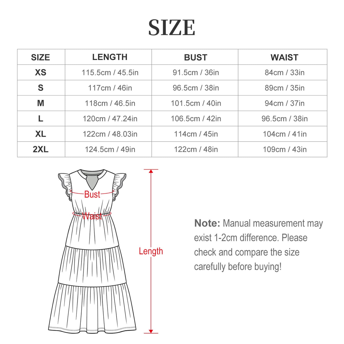 Kentucky GameDay Dress180gsm Ruffled V Neck Dress (All-Over Printing)