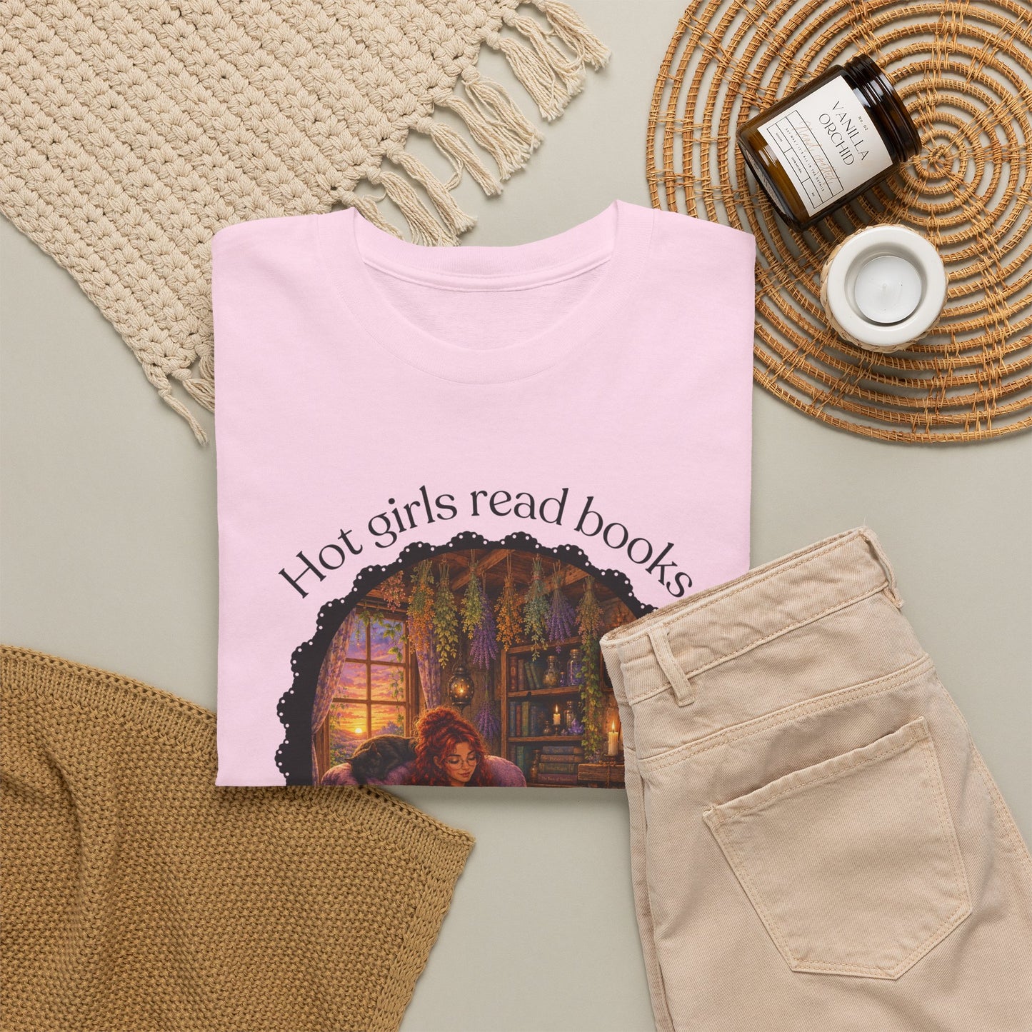 Hot Girls Read Books Tshirt | Andi B. Designs