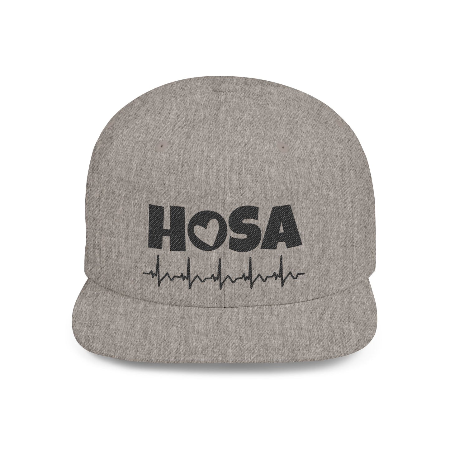 HOSA Heartbeat Flatbill Snapback - Black Edition
