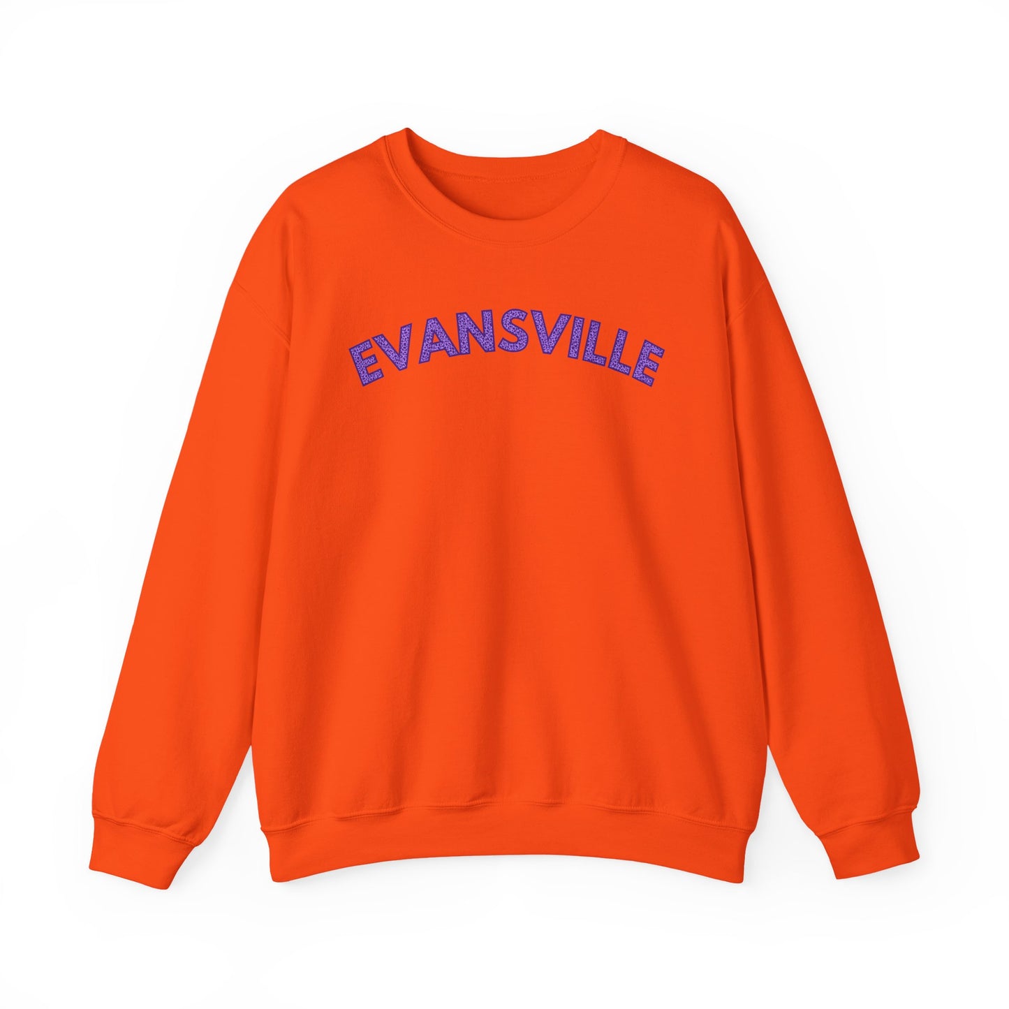 Evansville Leopard Font Crewneck