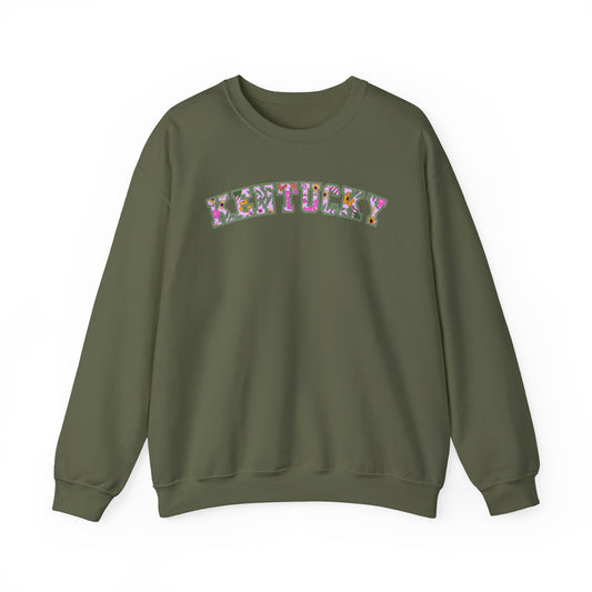 Kentucky Garden Floral Crewneck Sweatshirt
