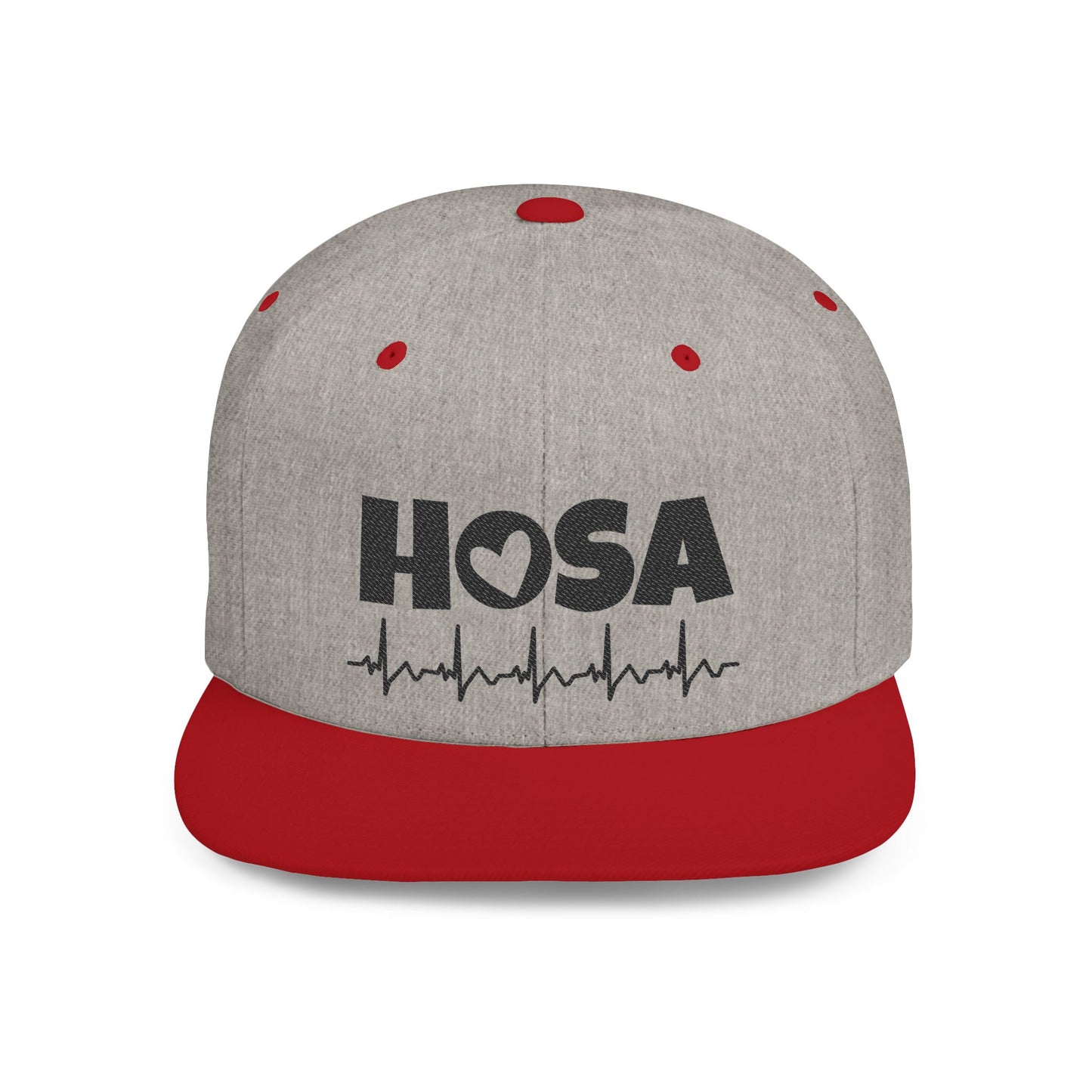 HOSA Heartbeat Flatbill Snapback - Black Edition