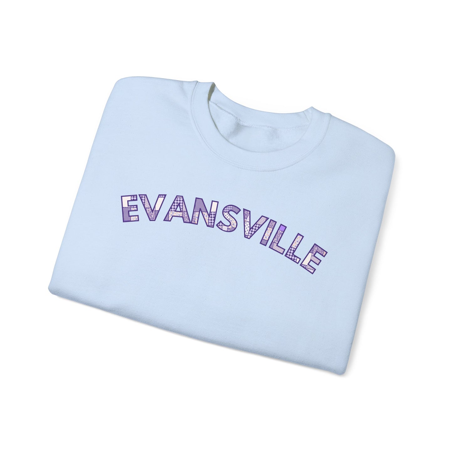 Evansville Patchwork Crewneck