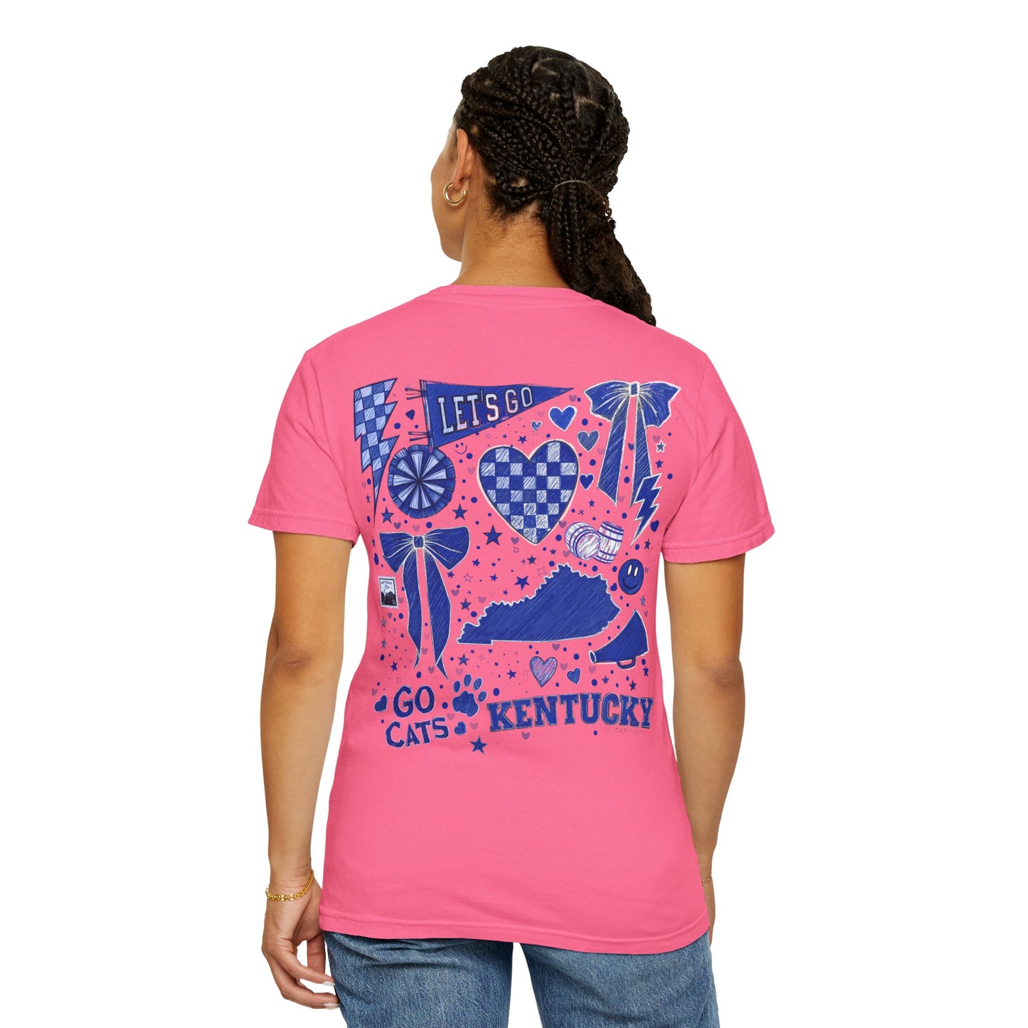 Kentucky Game Day Collage Tshirt | Cute Preppy Coquette
