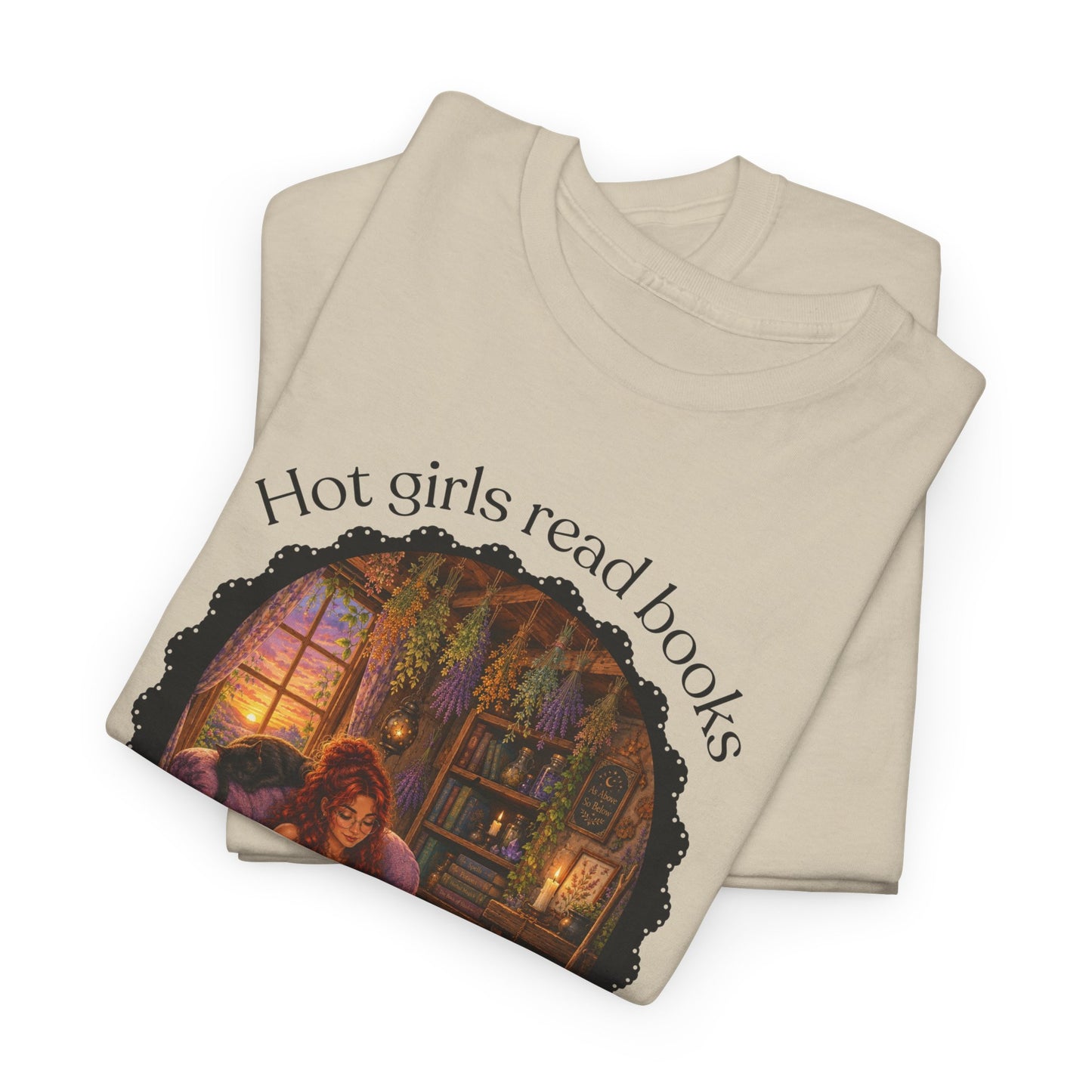 Hot Girls Read Books Tshirt | Andi B. Designs